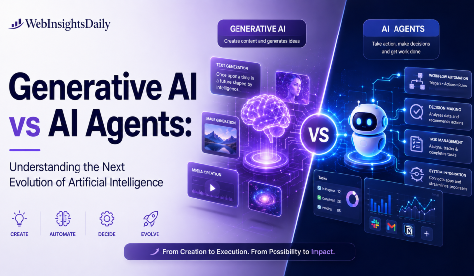 Generative AI vs AI Agents