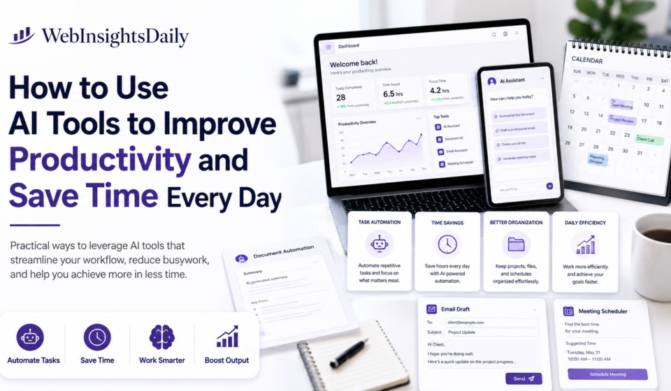 How to Use AI Tools to Improve Productivity